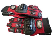 Probiker Motorcycle Riding Gloves (Red, X-Large)